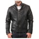 Men's Slim Fit Black Fashion Leather Jacket | 5Star Jackets