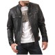 Men's Slim Fit Black Fashion Leather Jacket | 5Star Jackets