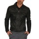 Best Slim Fit Fashion Genuine Leather Motorcycle Jacket Men's