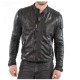 Best Men Genuine Black Fashion Leather Slim Fit Jacket | 5Star Jackets