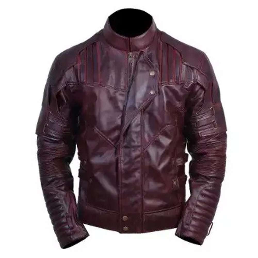 Avengers Infinity War Star-Lord (Chris Pratt) Genuine Leather Jacket