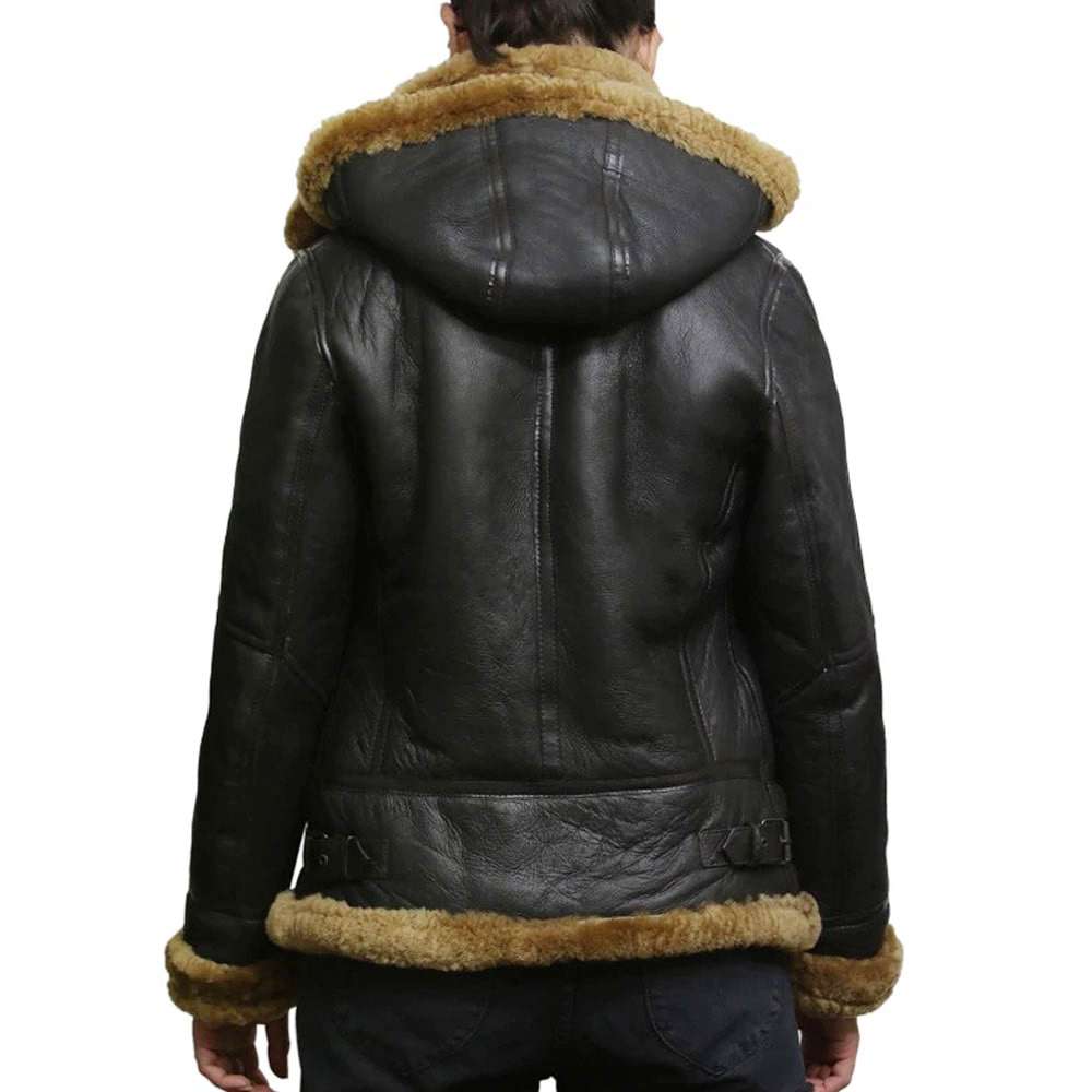 WW2 B3 pilot Shearling Bomber Leather Jacket Women's | 5Star Jackets