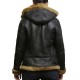 WW2 B3 pilot Shearling Bomber Leather Jacket Women's | 5Star Jackets